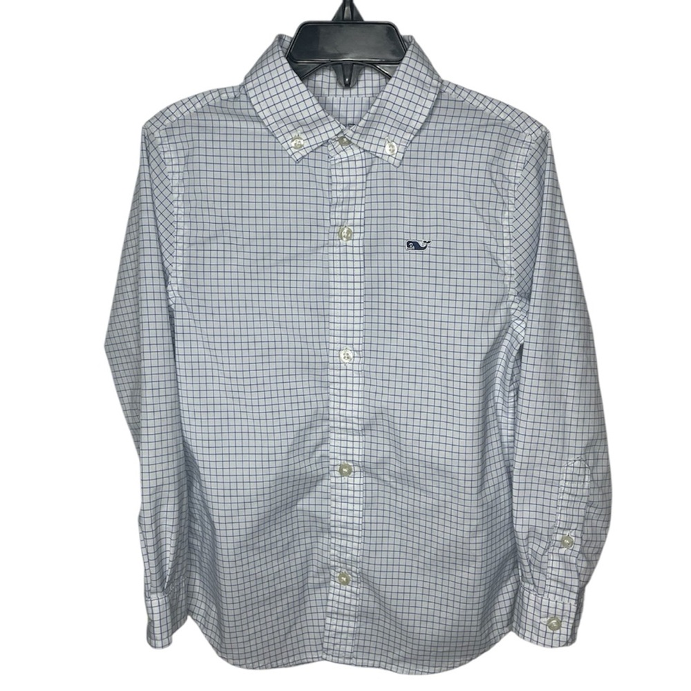 Vineyard Vines Boys Button Down long sleeve Performance Shirt-Boys 4T